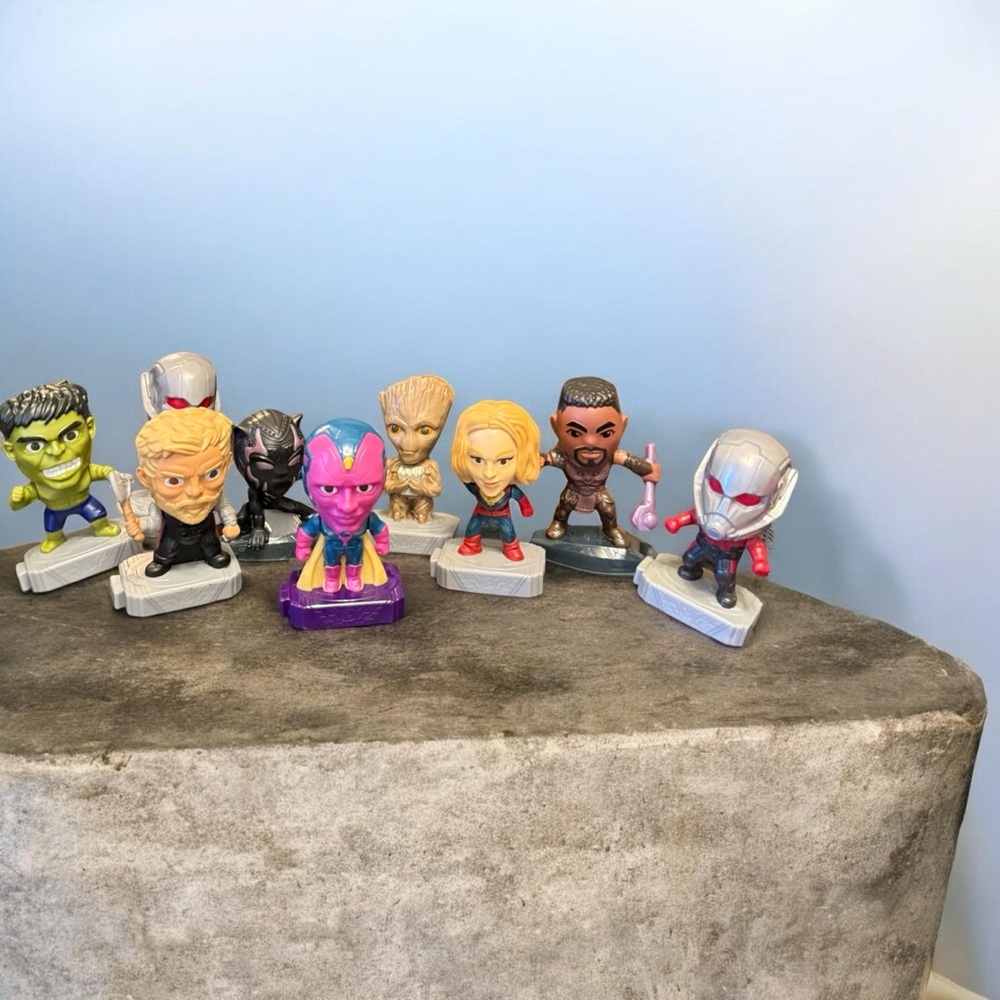 Marvel Action Figures Set - Multicolor Happy Meal Toys 2020. Great Set